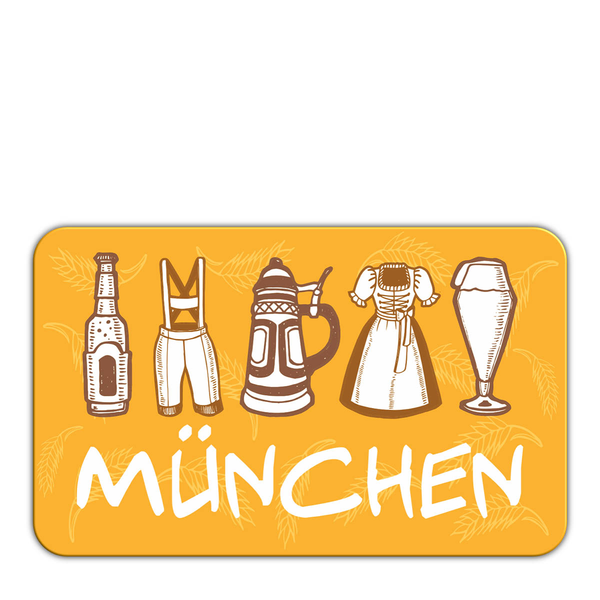 Magnet Sticker 50 x 83 mm München – Bavariastore