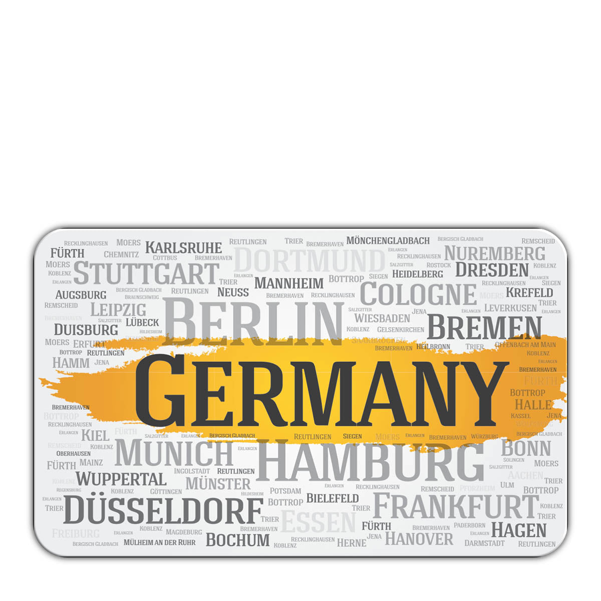 Magnet Sticker 50 x 83 mm Germany – Bavariastore