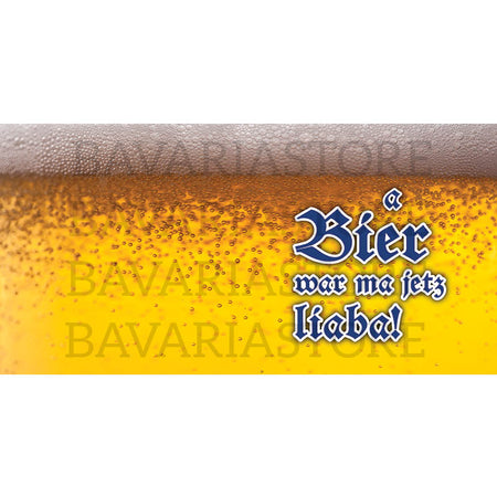 Bayern Tasse Motiv Bier war ma liaba