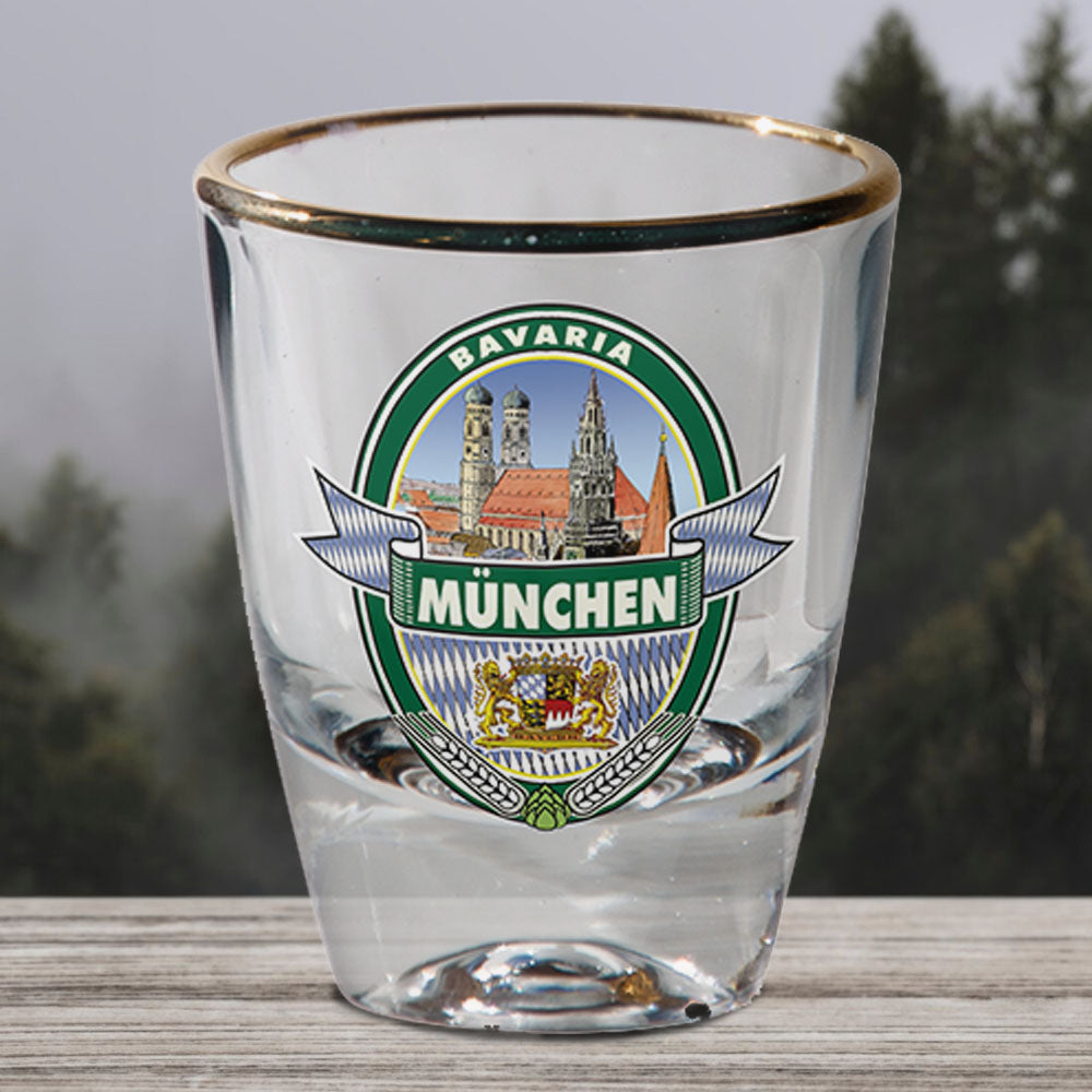 Stamperl mit Brauerei Emblem München