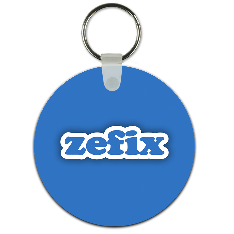 Schlüsselanhänger Zefix inkl. Schlüsselring