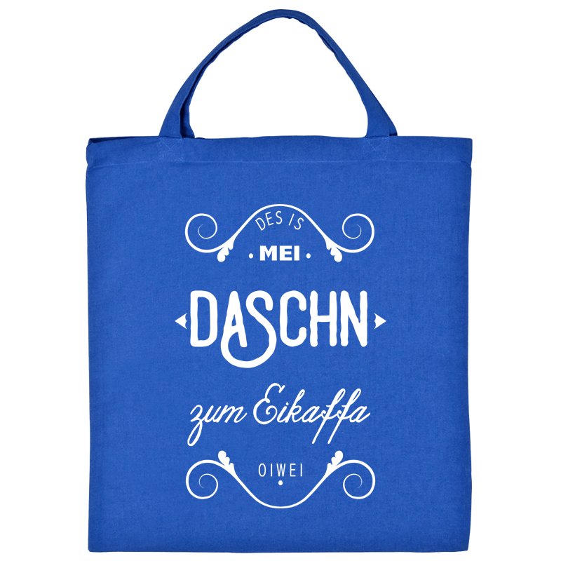 blaue Baumwolltasche Mei Daschn