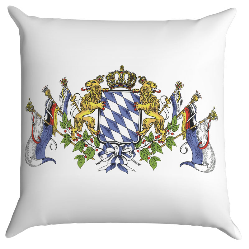 Bayern Kissen Raute mit Fahne