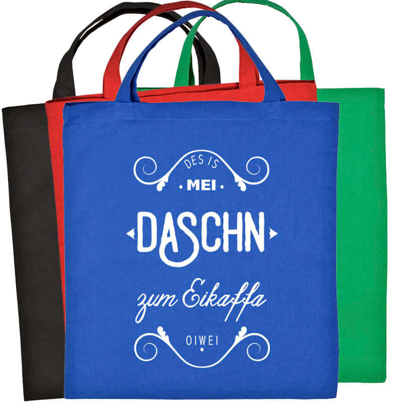 Baumwolltasche Mei Daschn in vielen Farben