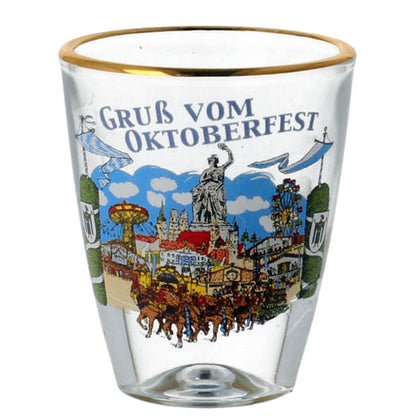 Schnapsglas Gruß vom Oktoberfest