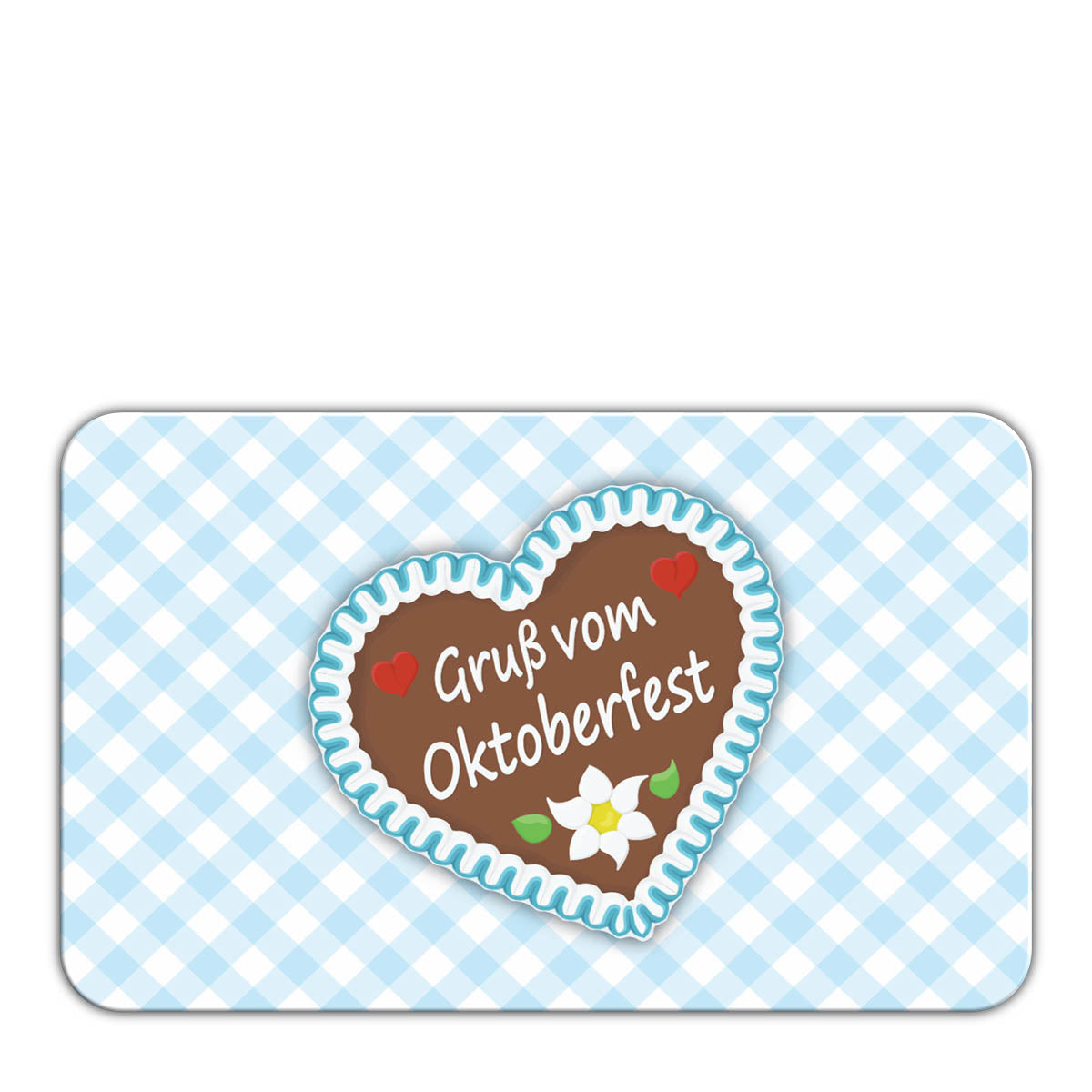 Magnetsticker 50 x 83 mm Gruß vom Oktoberfest