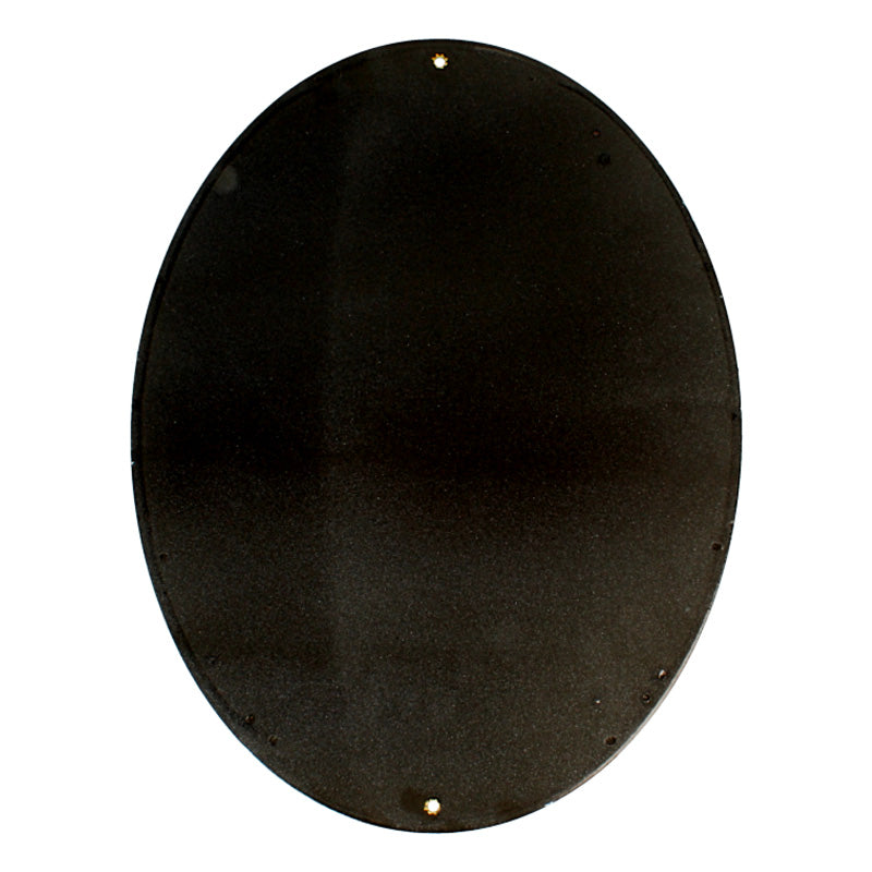 Ovales Schild Bayerischer Biergarten von Hinten