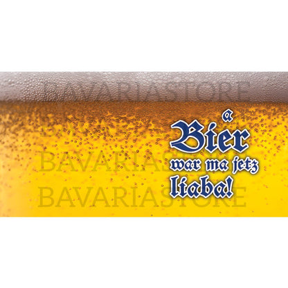 Bayern Tasse Motiv Bier war ma liaba