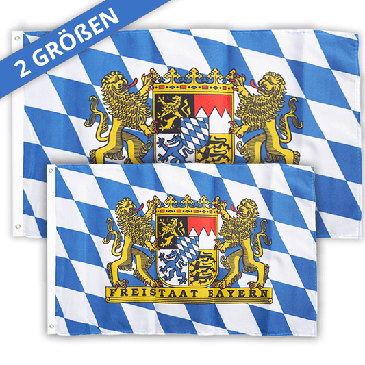 Bayern Flagge in verschiedenen Größen