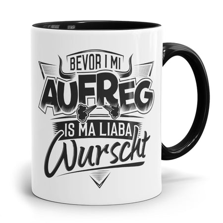 Kaffeetasse Bayern Tasse bevor i mi aufreg